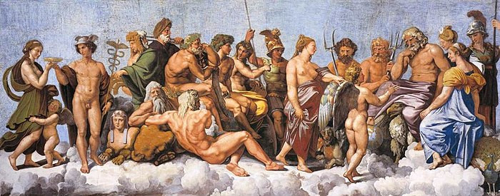 700px Raffaello, concilio degli dei 02
