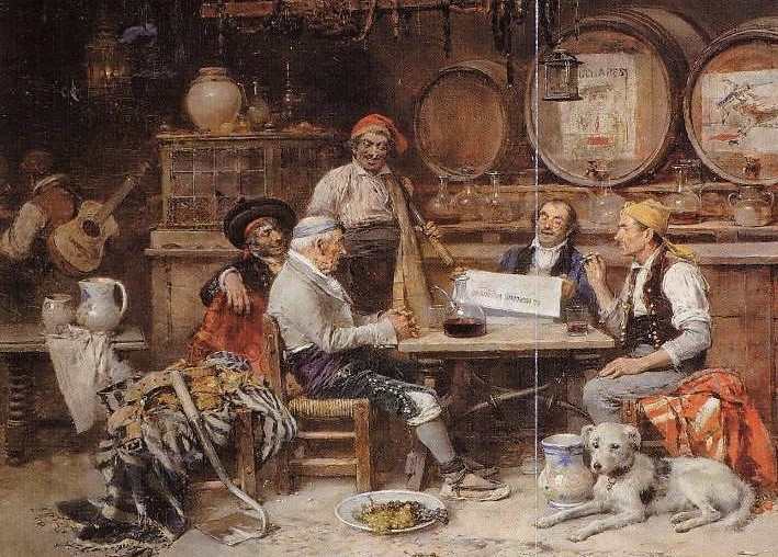 Jose Benlliure Gil   La tertulia (1)