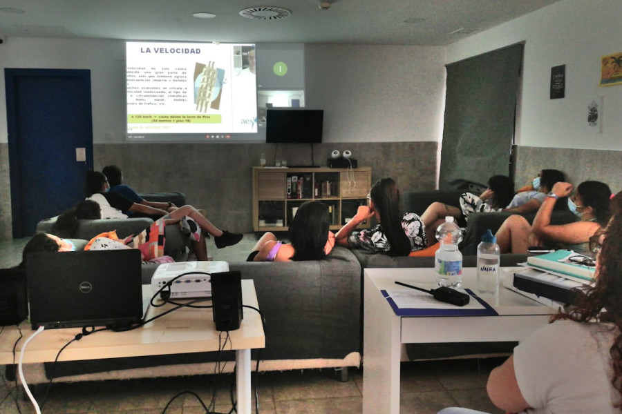 Foto taller seguridad vial