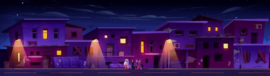 Night ghetto city street children 260nw 2480292211